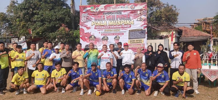 Jaga Jakarta Jaga Bekasi, Turnamen Bola Voli Piala Muspika Cikarang Timur Sambut HUT Ke-81