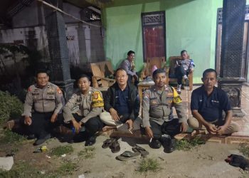 Polsek Tambelang Amankan Deklarasi Pemuda Sukarahayu, Imbau Pendukung Jaga Ketertiban dan Tolak Politik Uang