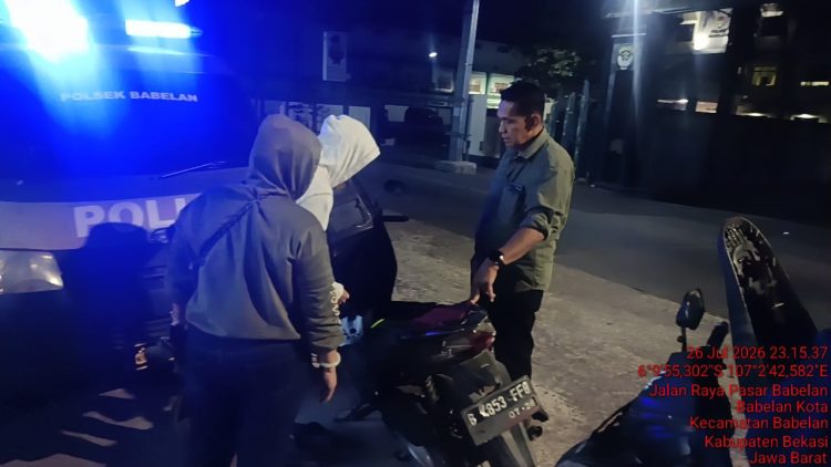Jaga Jakarta Jaga Bekasi, Polsek Babelan Gelar OKJ Antisipasi Kejahatan Jalanan dan Tawuran