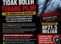 KEADILAN TIDAK BOLEH TEBANG PILIH! LBH HARIMAU RAYA DESAK KPK TUNTASKAN PERKARA GRATIFIKASI RP21,5 MILIAR MUHAMMAD HANIV DAN BERIKAN KEPASTIAN HUKUM
