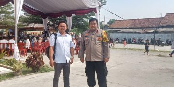 Polsek Tambelang Amankan Pendaftaran Bakal Calon Kepala Desa Sukabakti