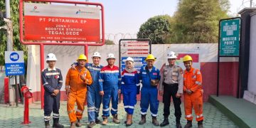 Satpamobvit Polres Metro Bekasi Perkuat Pengamanan Objek Vital Nasional Pertamina EP Zona 7