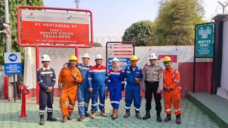 Satpamobvit Polres Metro Bekasi Perkuat Pengamanan Objek Vital Nasional Pertamina EP Zona 7