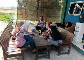 DDS di Karangharum, Bhabinkamtibmas Ajak Warga Jaga Kerukunan Jelang Pilkades