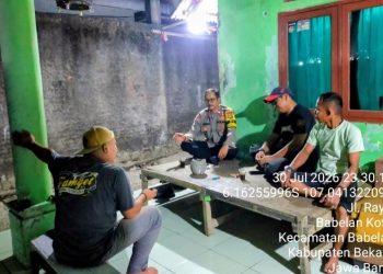 Polsek Babelan Kota Sambangi Warga, Perkuat Binsiskamling dan Kewaspadaan Curanmor