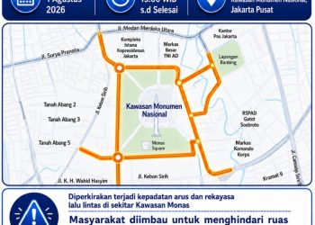 Polres Metro Bekasi Imbau Masyarakat Antisipasi Kepadatan Lalu Lintas di Kawasan Monas