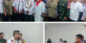 Suasana Meriah Penuh Kekompakan, Ribuan Pendukung Kawal Drs. Edi Nuraidi HS Daftar Calon Kades Sukarukun