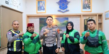 Kasatlantas Kompol Komang Karisma Ajak Komunitas Ojol Jadi Pelopor Tertib Lalu Lintas