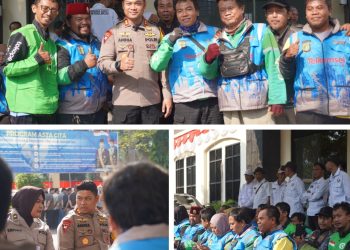 Sabuk Kamtibmas Perkuat Sinergi Polisi, Ojol dan Ormas Jaga Kondusivitas Bekasi