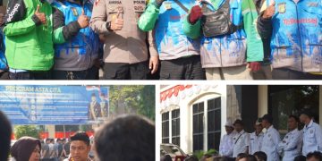 Sabuk Kamtibmas Perkuat Sinergi Polisi, Ojol dan Ormas Jaga Kondusivitas Bekasi