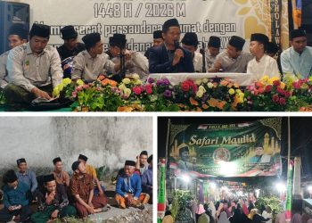 Safari Maulid Arba’in Malam Ke-14 di Gang Linam, Warga BCM Khusyuk Bersholawat dan Menyimak Mauidhoh Hasanah
