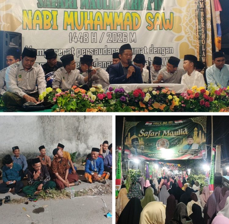 Safari Maulid Arba’in Malam Ke-14 di Gang Linam, Warga BCM Khusyuk Bersholawat dan Menyimak Mauidhoh Hasanah