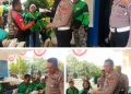 Jumat Berkah, Satlantas Polres Metro Bekasi Berbagi Sembako untuk Driver Ojol di Cikarang