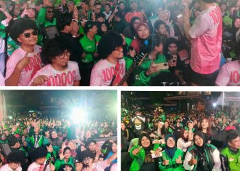 Semarak Kemerdekaan di Gedung Kementerian UMKM, Igun Wicaksono Gembirakan 1.000 Ojol dan Dorong Ekonomi Kerakyatan