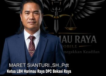 KETUA LBH HARIMAU RAYA DPC BEKASI RAYA LAKUKAN KUNJUNGAN KE POSBAKUM MUARAGEMBONG