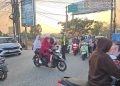 Jaga Jakarta Jaga Bekasi, Personel Polsek Babelan Atur Lalu Lintas pada Jam Berangkat Kerja
