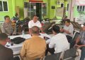 Polsek Cikarang Barat Koordinasikan Jadwal Pendaftaran Bakal Calon Kepala Desa Danau Indah