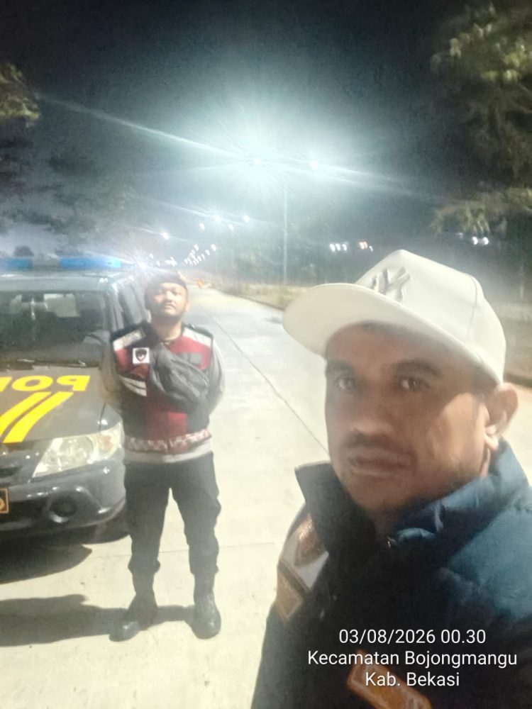 Polsek Bojongmangu Gelar Patroli Mobile dan Strong Point Antisipasi Kejahatan