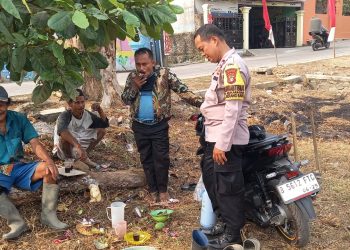Bhabinkamtibmas Desa Sukaragam Sambangi Warga, Sampaikan Imbauan Kamtibmas dan Pencegahan Kebakaran