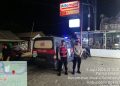 Patroli Biru Polsek Muaragembong Sisir Pertokoan, Antisipasi Kejahatan Malam Hari