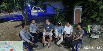 Rangkul Tokoh Pemuda, Polsek Muaragembong Sampaikan Pesan Pilkades Damai dan Cegah Tawuran