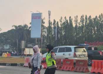Tujuh Personel Disebar di Lima Titik, Pengaturan Lalu Lintas Pagi Berjalan Lancar