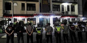 Delapan Personel Polsek Tambun Selatan Patroli Jalur Rawan hingga Dini Hari