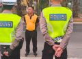 Jaga Jakarta Jaga Bekasi, Polres Metro Bekasi Amankan Car Free Day Hari Jadi Kabupaten Bekasi ke-76 dan HUT ke-81 RI