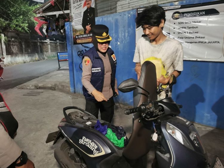 Jaga Jakarta Jaga Bekasi, OKJ Digelar di Setiamekar, Kapolsek Tambun Selatan Perketat Pemeriksaan Kendaraan