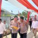 Polres Metro Bekasi Dampingi Penilaian Lomba Gapura HUT RI ke-81 di Karangasatu