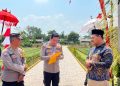 Polres Metro Bekasi Dampingi Penilaian Lomba Gapura HUT RI ke-81 di Sukaurip