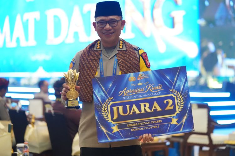 Polres Metro Bekasi Sabet Juara II Inovasi Ketahanan Pangan Tingkat Polres Kluster III