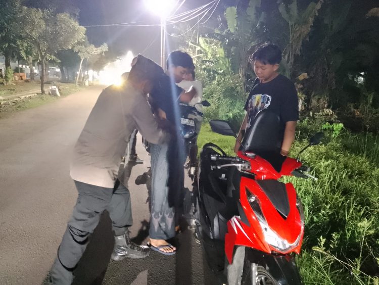 Polsek Cabangbungin Gelar Operasi Kejahatan Jalanan, Antisipasi 3C hingga Tawuran