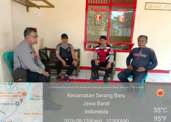 Jaga Jakarta Jaga Bekasi, Polsek Serang Baru Patroli Preventif di Kawasan PT Multi Karya Cemerlang