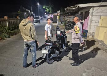 Polsek Muaragembong Gelar OKJ, Antisipasi Kejahatan Jalanan dan Tawuran