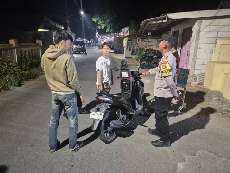 Polsek Muaragembong Gelar OKJ, Antisipasi Kejahatan Jalanan dan Tawuran