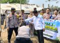 PMJ Merdeka, Polsek Tambun Selatan Tanam Pohon Bersama Masyarakat di Situ Cibeureum