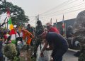 FORUM FARMASI KARAWANG KOLABORASI DENGAN TNI POLRI UNTUK GIAT BERSIH SUNGAI BERSAMA KODIM 0509/KAB BEKASI
