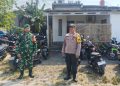 Bhabinkamtibmas dan Babinsa Monitor Kebaktian Jemaat GPdI Immanuel Tambelang