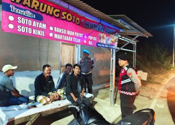 Polsek Muaragembong Tingkatkan Patroli Dialogis KRYD Antisipasi Gangguan Kamtibmas