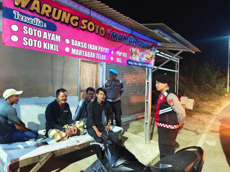 Polsek Muaragembong Tingkatkan Patroli Dialogis KRYD Antisipasi Gangguan Kamtibmas