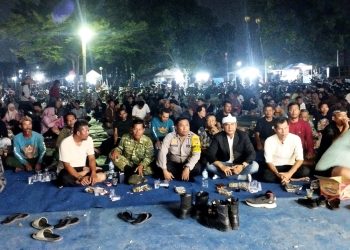 Polsek Cikarang Pusat Amankan Pagelaran Wayang Golek HUT RI ke-81 di Desa Pasirranji