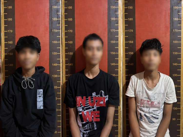Polsek Sukatani Amankan Tiga Orang Terkait Dugaan Penyalahgunaan Tembakau Sintetis