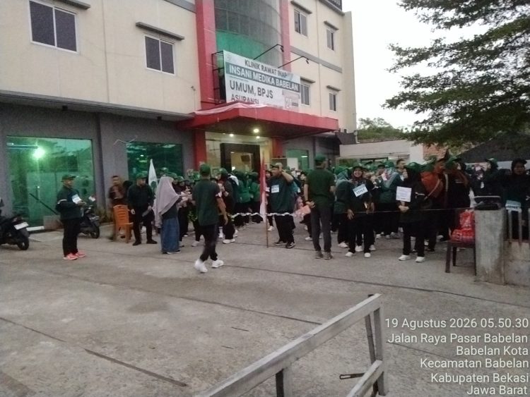 Polsek Babelan Amankan Fun Walk Milad ke-15 RS Tiara Bekasi, Kegiatan Berjalan Aman dan Lancar