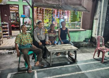 Sambangi Warga Bojongsari, Bhabinkamtibmas Ajak Masyarakat Aktif Jaga Kamtibmas