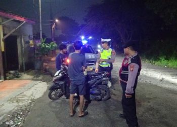 Cegah 3C dan Tawuran, Polsek Babelan Sisir Titik Rawan Lewat Operasi Kejahatan Jalanan