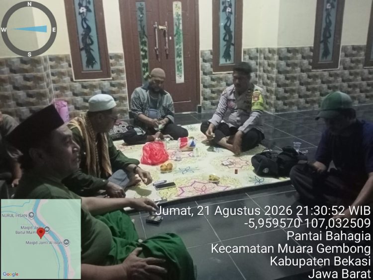 Jelang Pilkades 2026, Polsek Muaragembong Rangkul Tokoh Masyarakat Jaga Kondusivitas