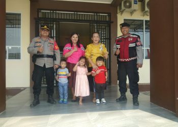 Polsek Serang Baru Amankan Ibadah Jemaat HKBP Grand Cikarang Village di Gedung FKUB Kabupaten Bekasi