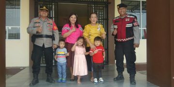 Polsek Serang Baru Amankan Ibadah Jemaat HKBP Grand Cikarang Village di Gedung FKUB Kabupaten Bekasi