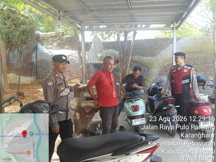 Polsek Pebayuran Gelar Patroli Dialogis, Antisipasi 3C dan Tawuran